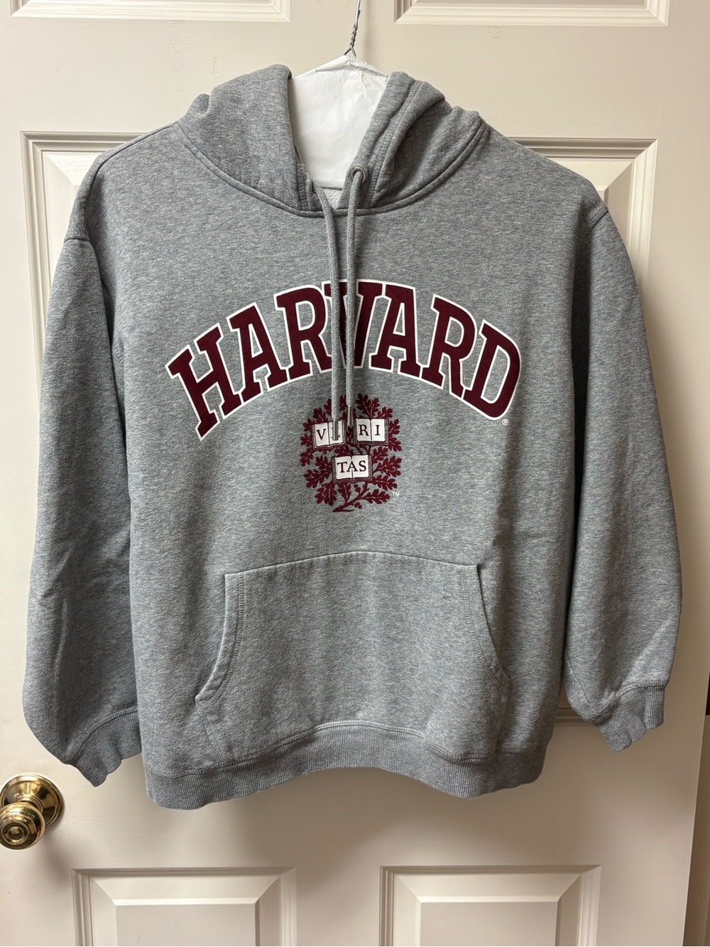 H&M Gray Harvard hoodie sweatshirt